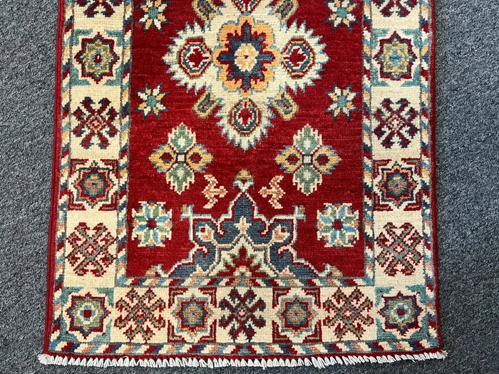 2X3 Kazak Tribal Handmade Wool Rug # 12623