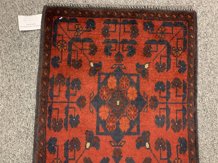 2X3 Khall Tribal Handmade Wool Rug # 12356