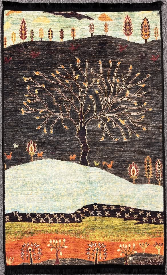 3X4 Tree Machine Washable Area Rug