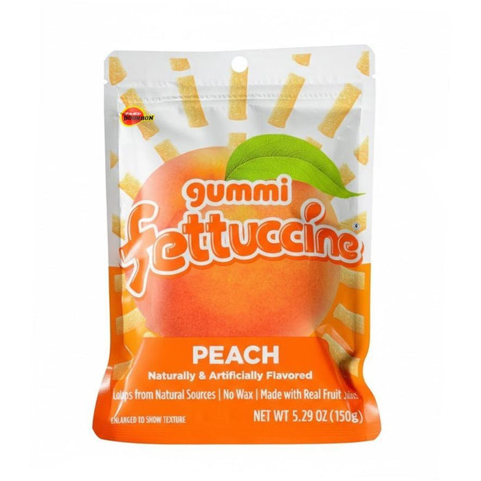 BOURBON FETTUCCINE PEACH GUMMI 5.29OZ/150G