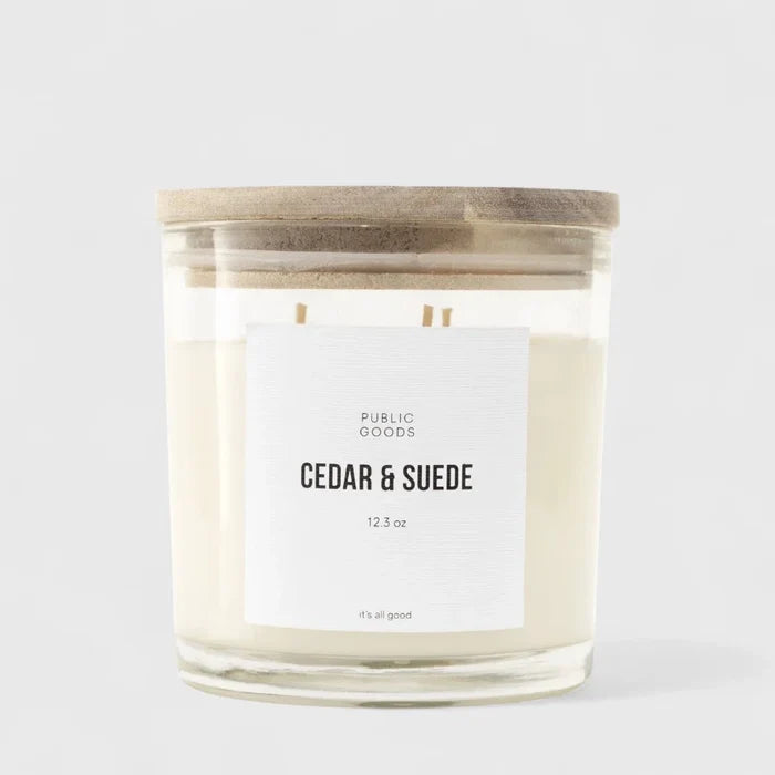 Cedar & Suede Soy Candle