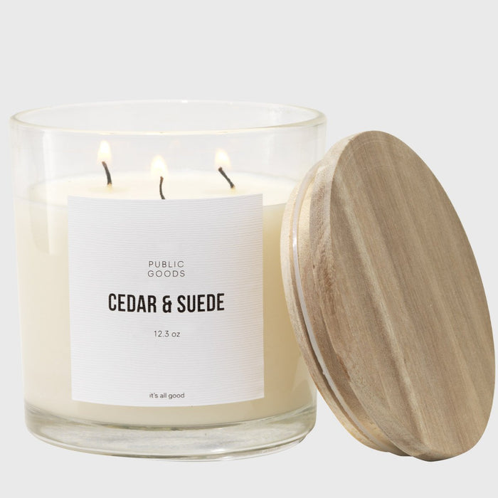 Cedar & Suede Soy Candle