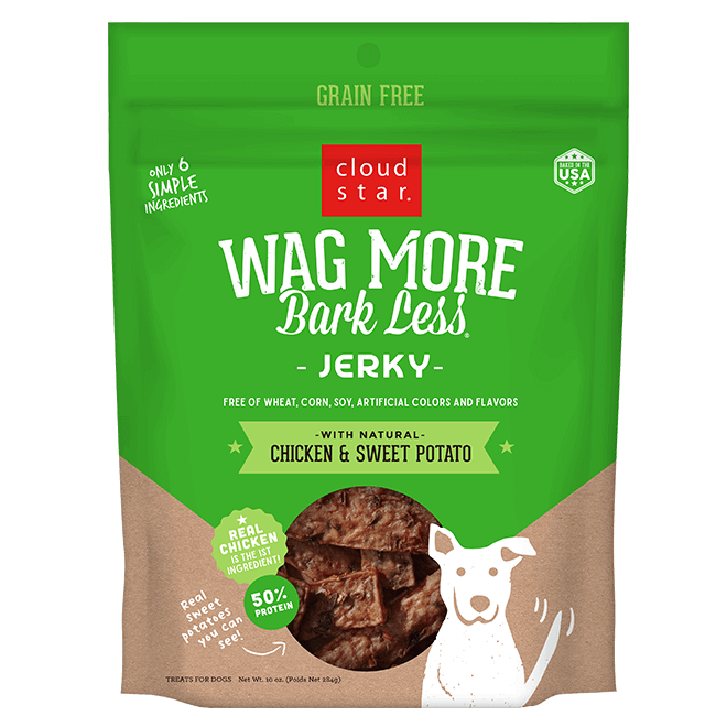 Cloud Star Wag More Bark Less Jerky: Chicken & Sweet Potato Dog Treats