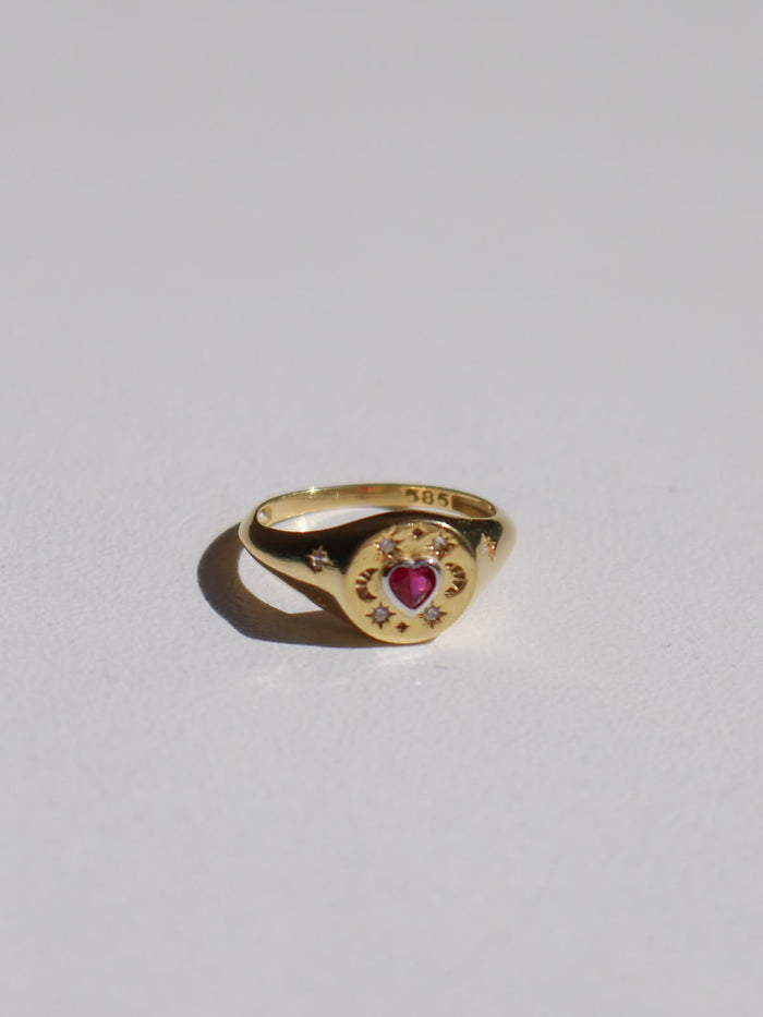 Cosmic Love 925 Sterling Silver Ring