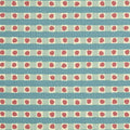 Dotty Check - Cloud, Light Indigo, Soft Raspberry