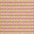 Dotty Check - Lily Pink, Soft Raspberry, Ochre
