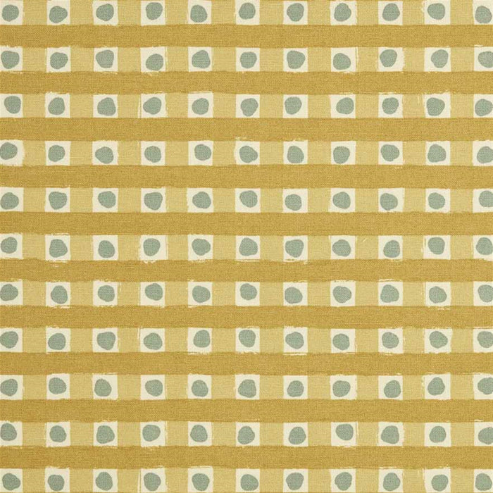 Dotty Check - Soft Ochre, Ochre, Smoke