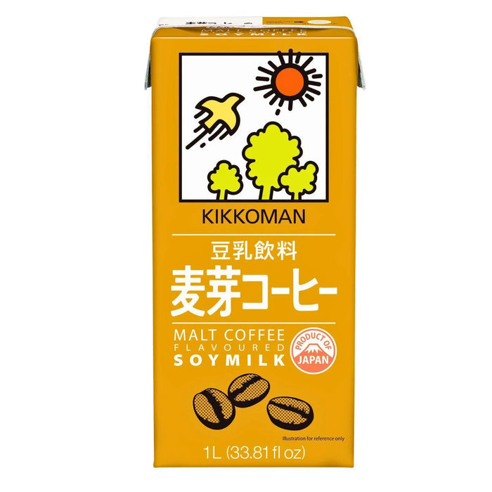 KKM SOY MILK MILK MALT COFFEE 33.81FL OZ/1L - GOHAN Market