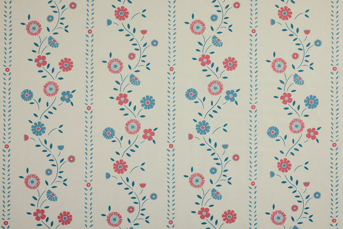 Folk & Flora - Soft Raspberry, Woad, Indigo