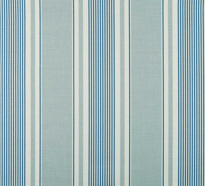 French Ticking - Duck Egg, Denim