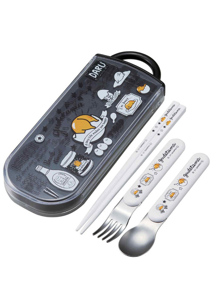 GUDETAMA UTENSIL SET TIRED EGG