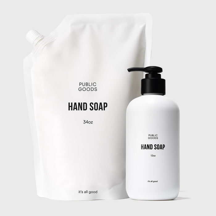 12 fl oz & 34 fl oz (Full & Refill)