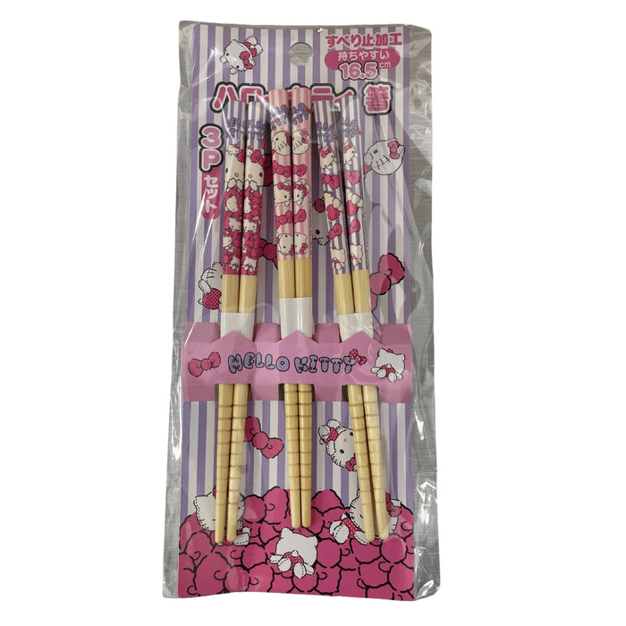HELLO KITTY CHOPSTICKS 3PCS SET