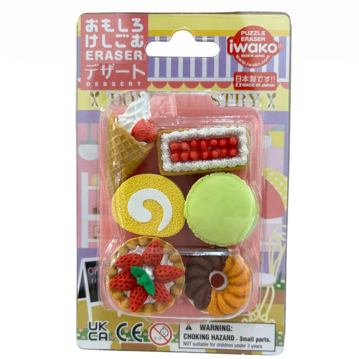Iwako French Pastry Eraser Card - GOHAN Market