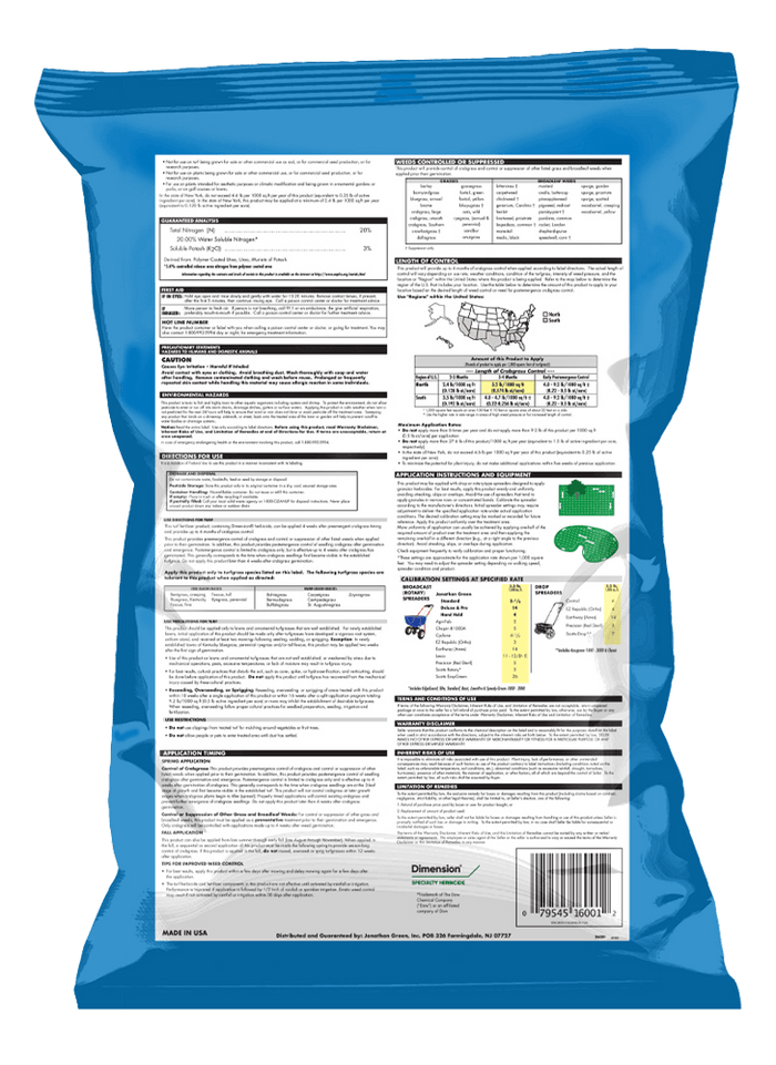 Jonathan Green Veri-Green Crabgrass Preventer Plus Lawn Fertilizer