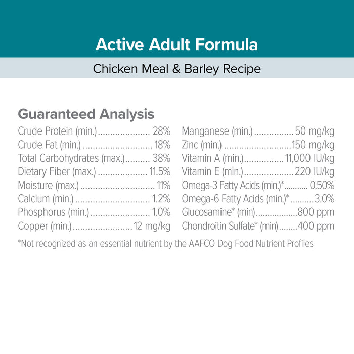 Kent Blue Seal EnTrust® Active Adult Formula Chicken Meal & Barley Recipe Dog Food