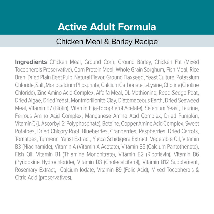 Kent Blue Seal EnTrust® Active Adult Formula Chicken Meal & Barley Recipe Dog Food