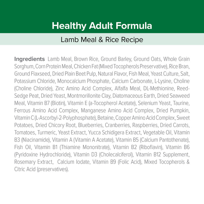 Kent Blue Seal EnTrust® Healthy Adult Lamb Meal & Rice Recipe Dog Food