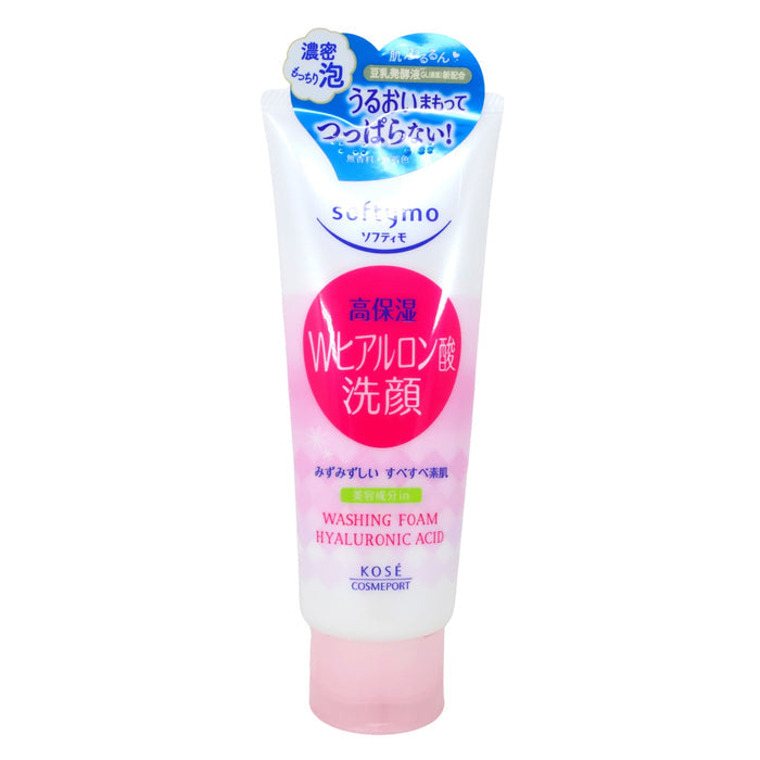 KOSE SOFTYMO FACE WASHING FOAM HYALURONIC ACID 5.2OZ/150G