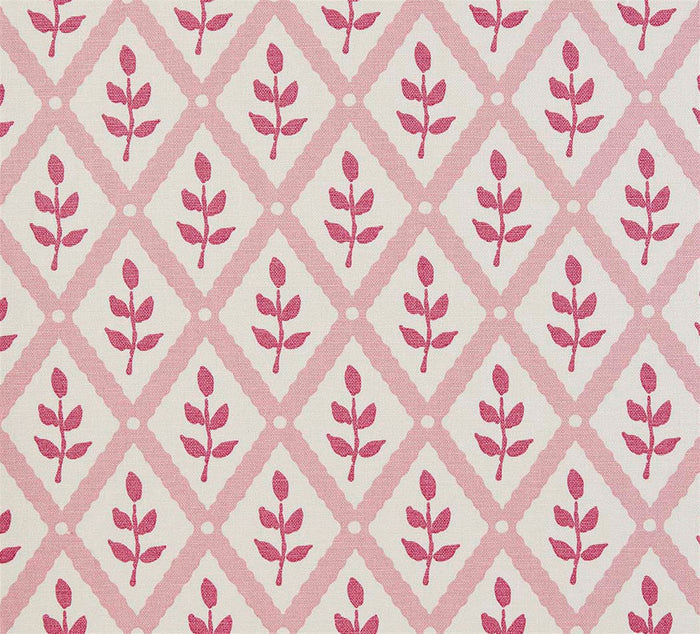 Lattice Leaf - Lily Pink, Mallow