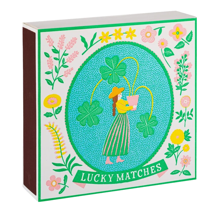 Letterpress Printed Luxury Matches - 'Lucky Matches'