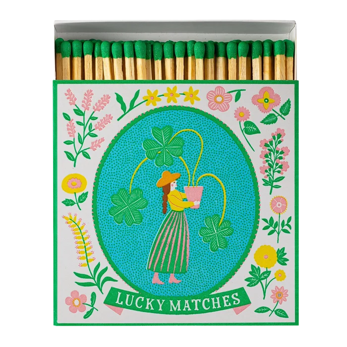 Letterpress Printed Luxury Matches - 'Lucky Matches'