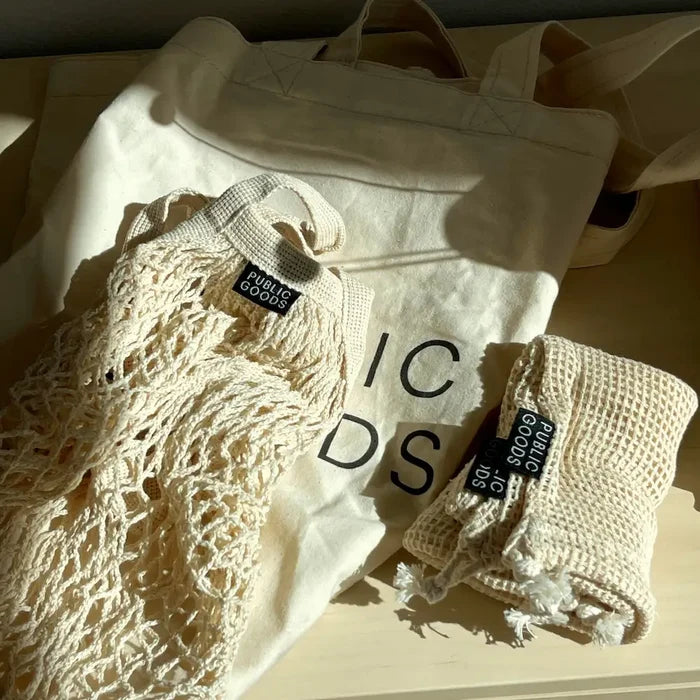 Organic Wide Mesh Tote