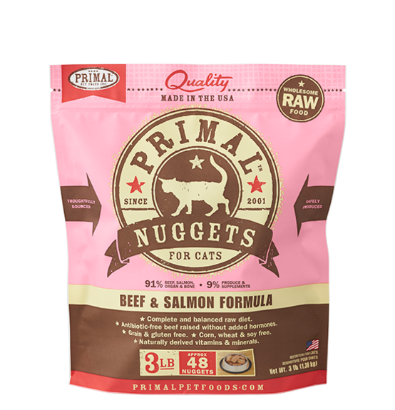 Primal Pet Foods Feline Raw Frozen Nuggets