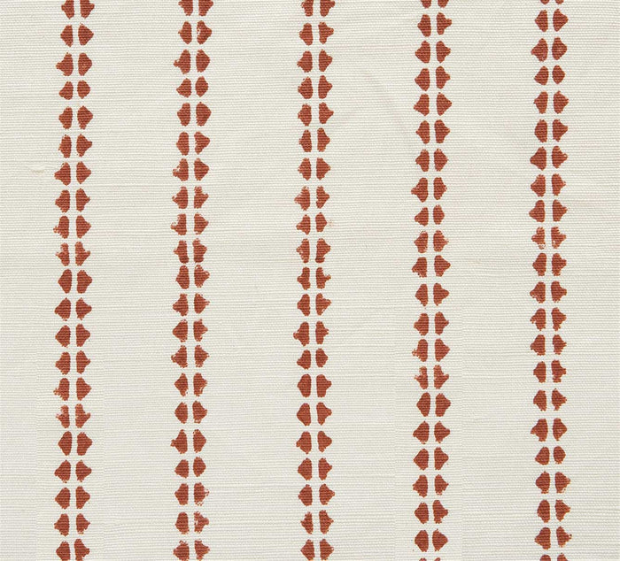 Simple Ticking Detail - Terracotta