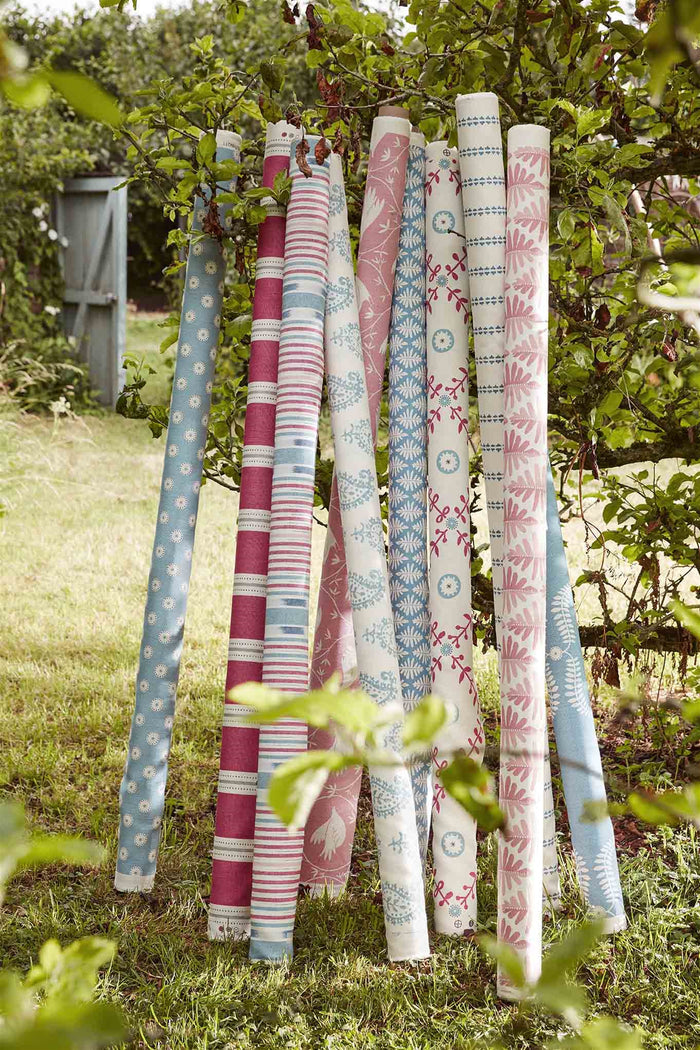 Stockholm Stripe - Damson, Scree, Winter