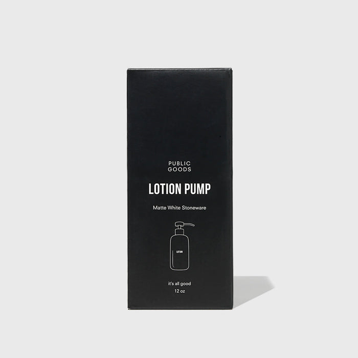 Stoneware Lotion Dispenser