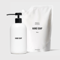 Stoneware Soap Dispenser + Hand Soap Refill