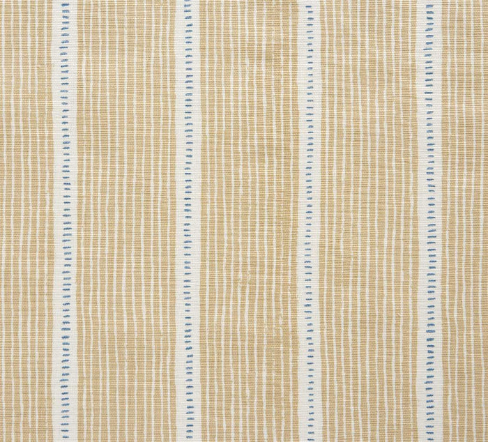 Stripe and Dash - Sand, Cornflower