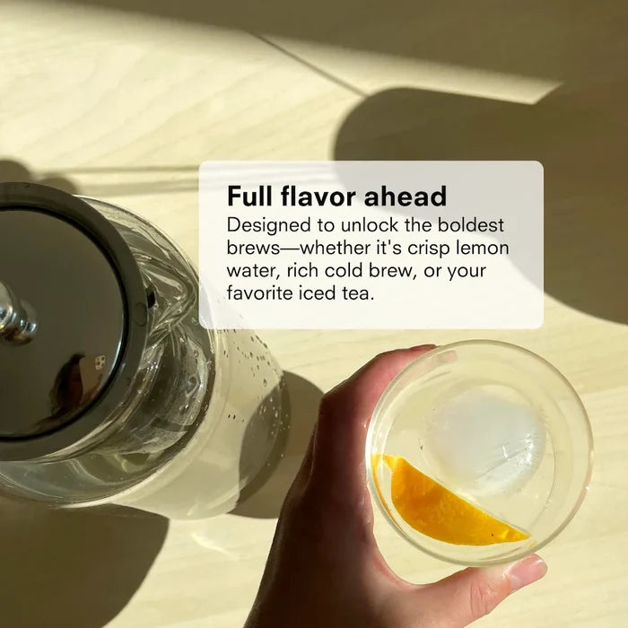 Tea & Water Glass Pitcher with Infuser