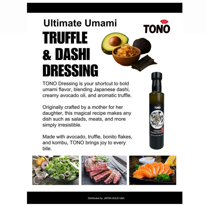 TONO UMAMI DRESSING 8.45OZ/250ML - GOHAN Market