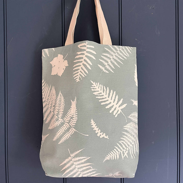 Tote Bag - Pretty Maids, Clay, Sweet Pea and Fern and Dragonfly, Smoke