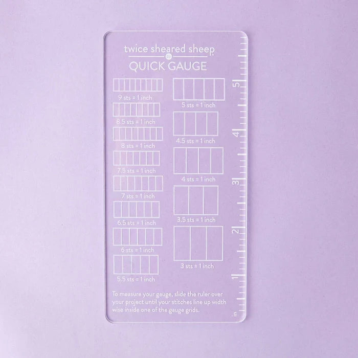 Twice Sheared Sheep Quick Gauge Ruler